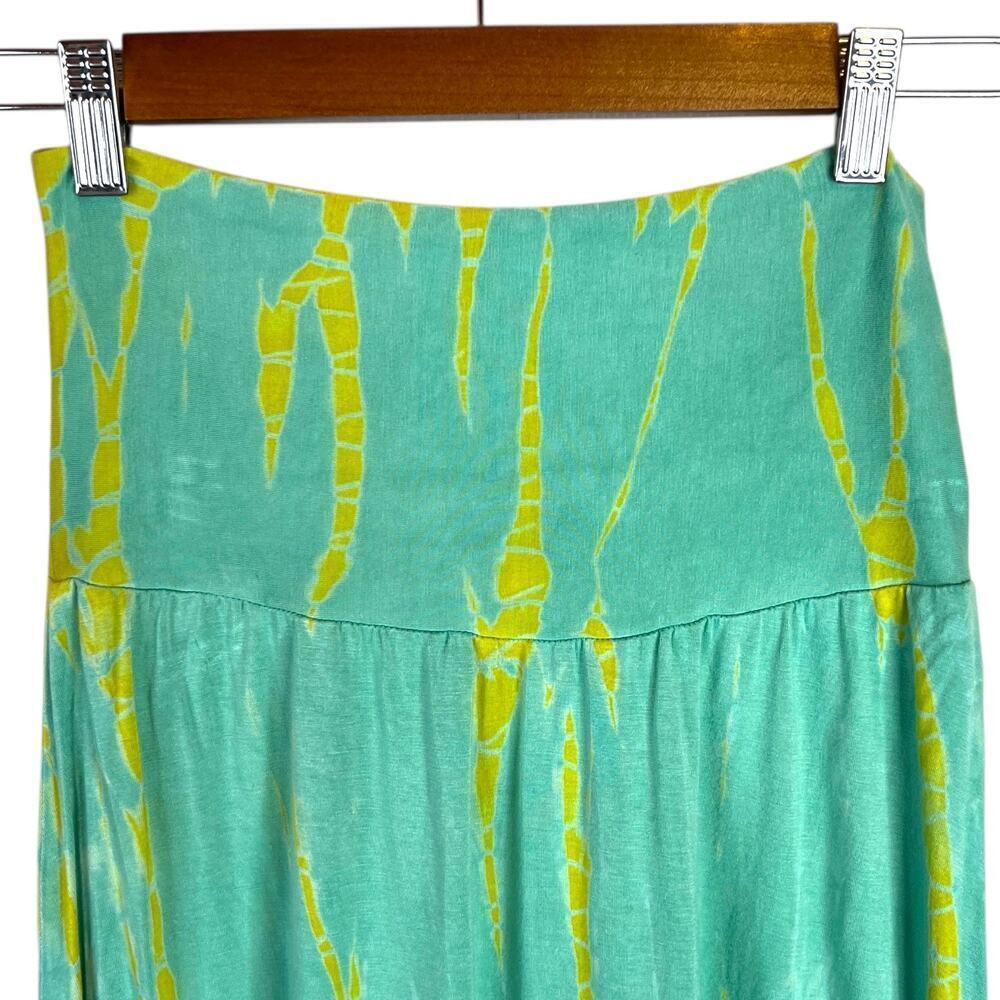 SOLUNA Swim Convertible Maxi Skirt Cover-Up in Seafoam Green Tie-Dye Women’s M/L - Picture 5 of 7